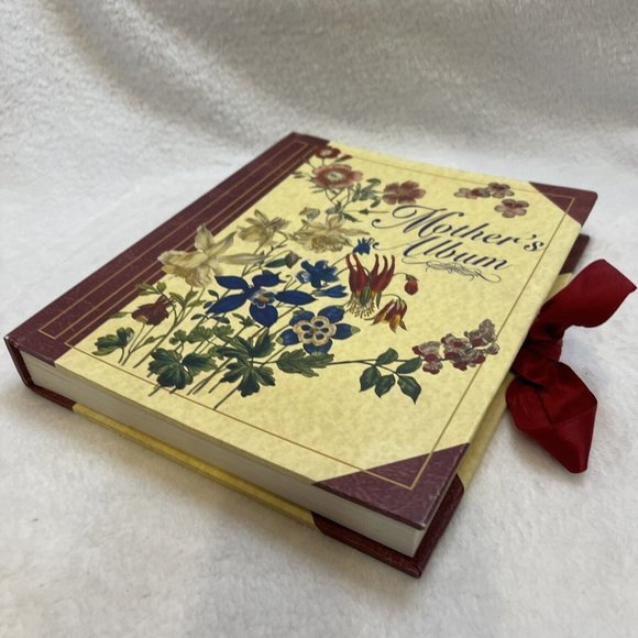 Vintage Mother's Photo Album Victorian Style Floral 7‎ 1/2 x 9" - Picture 4 of 12